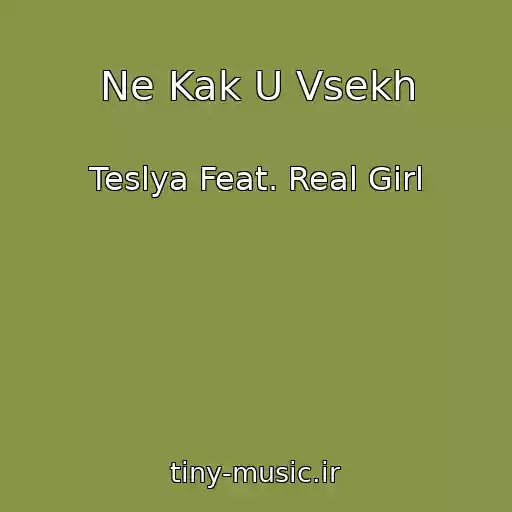 کاور آهنگ Ne Kak U Vsekh از Teslya Feat. Real Girl