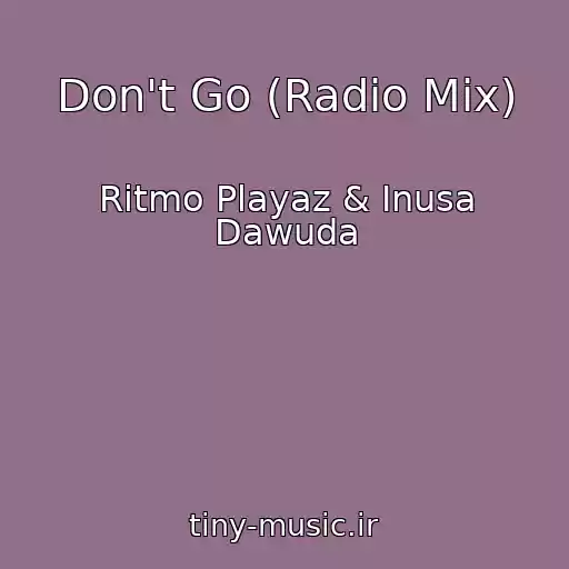 کاور آهنگ Don't Go (Radio Mix) از Ritmo Playaz & Inusa Dawuda