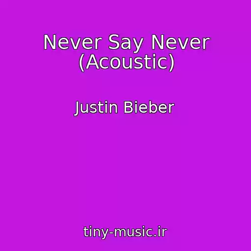 کاور آهنگ Never Say Never (Acoustic) از Justin Bieber
