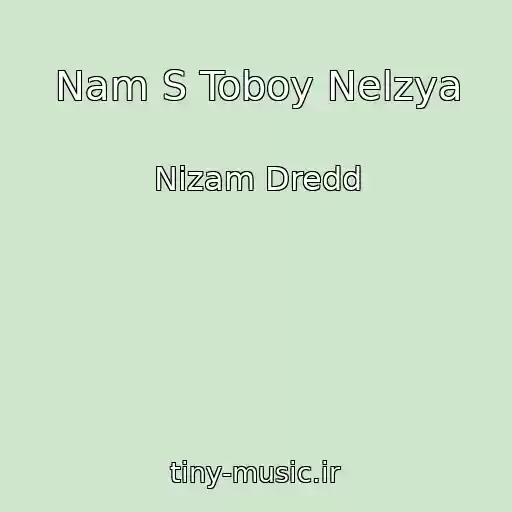 کاور آهنگ Nam S Toboy Nelzya از Nizam Dredd