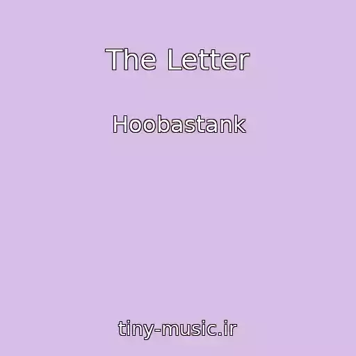 کاور آهنگ The Letter از Hoobastank