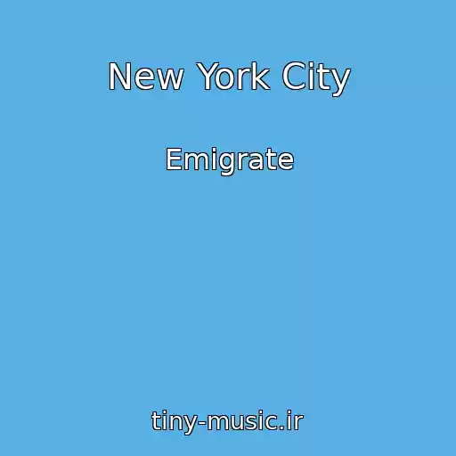 کاور آهنگ New York City از Emigrate