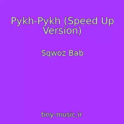 کاور آهنگ Pykh-Pykh (Speed Up Version) از Sqwoz Bab