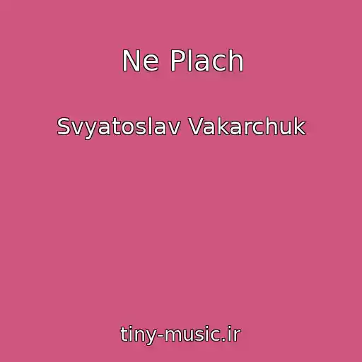 کاور آهنگ Ne Plach از Svyatoslav Vakarchuk