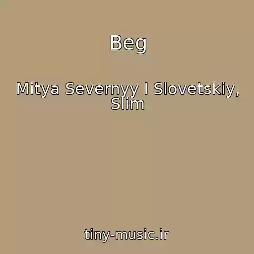 کاور آهنگ Beg از Mitya Severnyy I Slovetskiy, Slim
