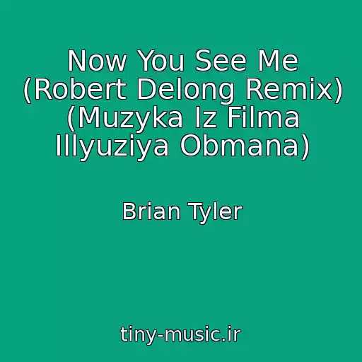 کاور آهنگ Now You See Me (Robert Delong Remix) (Muzyka Iz Filma Illyuziya Obmana) از Brian Tyler