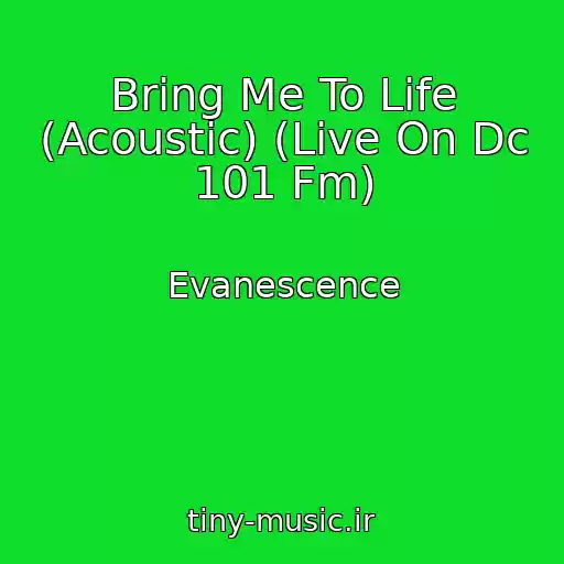 کاور آهنگ Bring Me To Life (Acoustic) (Live On Dc 101 Fm) از Evanescence