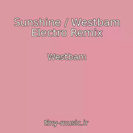 کاور آهنگ Sunshine / Westbam Electro Remix از Westbam