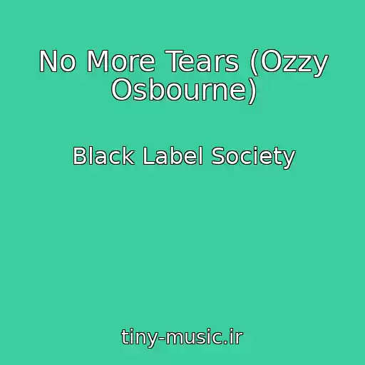 کاور آهنگ No More Tears (Ozzy Osbourne) از Black Label Society