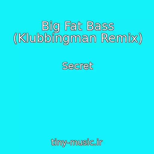 کاور آهنگ Big Fat Bass (Klubbingman Remix) از Secret