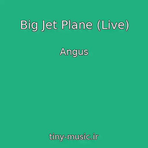 کاور آهنگ Big Jet Plane (Live) از Angus