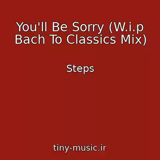 کاور آهنگ You'll Be Sorry (W.i.p Bach To Classics Mix) از Steps