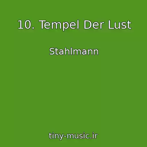 کاور آهنگ 10. Tempel Der Lust از Stahlmann