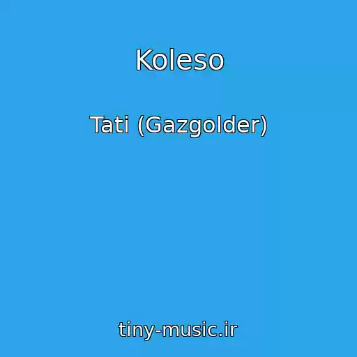 کاور آهنگ Koleso از Tati (Gazgolder)