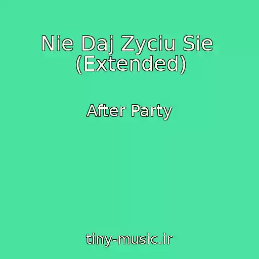کاور آهنگ Nie Daj Zyciu Sie  (Extended) از After Party