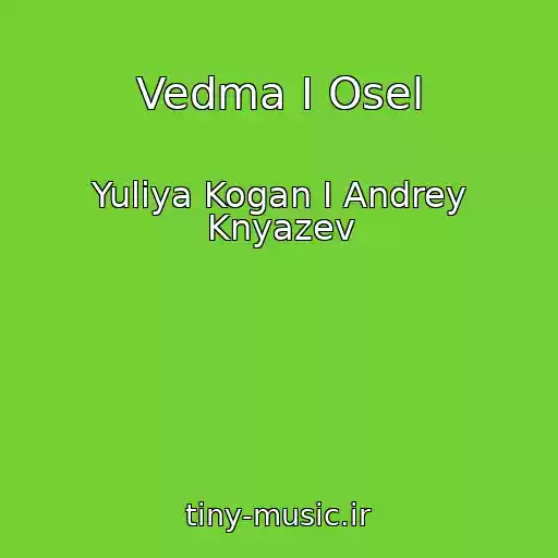 کاور آهنگ Vedma I Osel از Yuliya Kogan I Andrey Knyazev