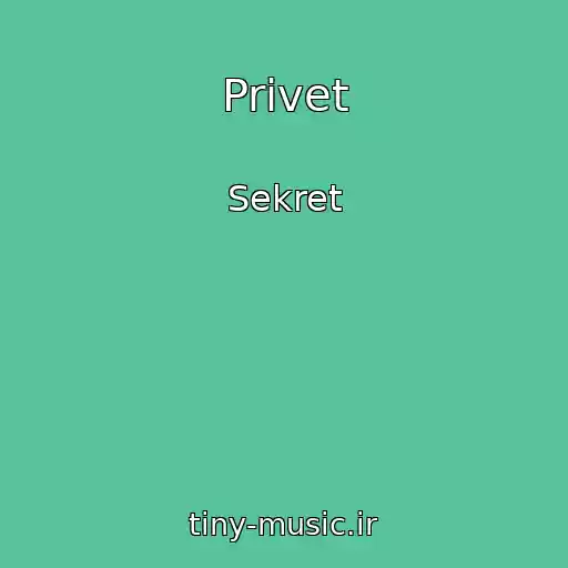 کاور آهنگ Privet از Sekret