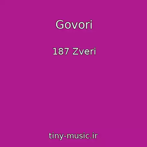 کاور آهنگ Govori از 187 Zveri