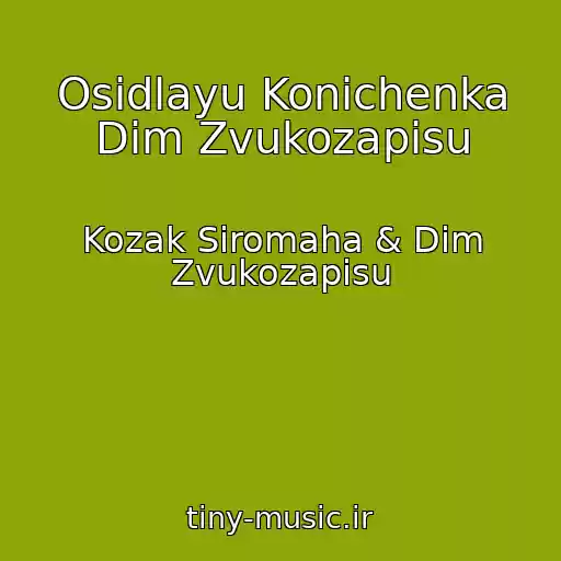 کاور آهنگ Osіdlayu Konichenka Dіm Zvukozapisu از Kozak Siromaha & Dіm Zvukozapisu