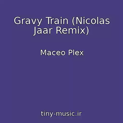 کاور آهنگ Gravy Train (Nicolas Jaar Remix) از Maceo Plex