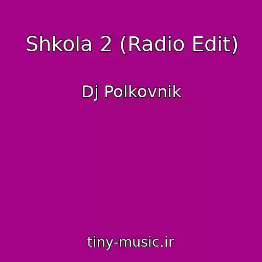 کاور آهنگ Shkola 2 (Radio Edit) از Dj Polkovnik