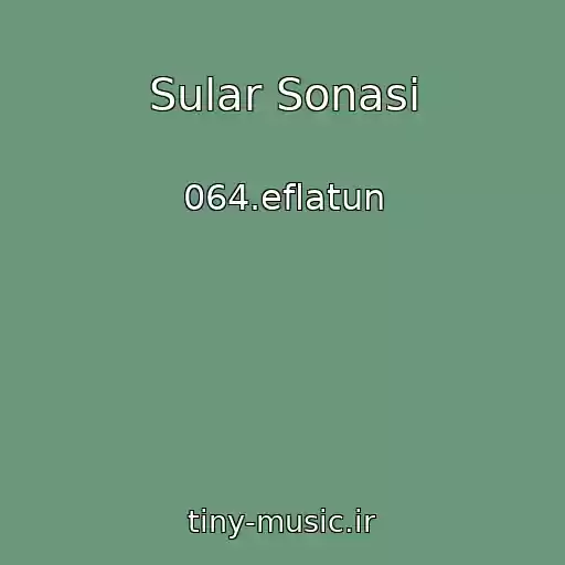 کاور آهنگ Sular Sonasi از 064.eflatun