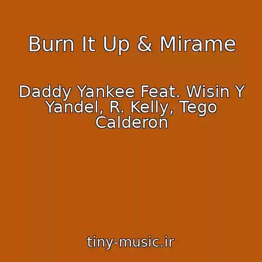 کاور آهنگ Burn It Up & Mirame از Daddy Yankee Feat. Wisin Y Yandel, R. Kelly, Tego Calderon