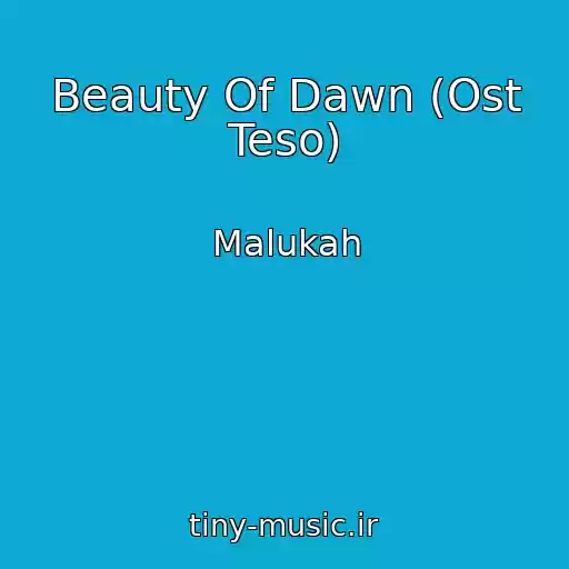 کاور آهنگ Beauty Of Dawn (Ost Teso) از Malukah