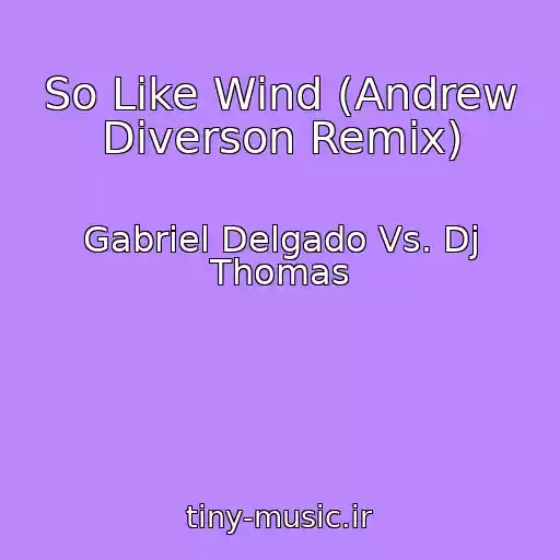 کاور آهنگ So Like Wind (Andrew Diverson Remix) از Gabriel Delgado Vs. Dj Thomas