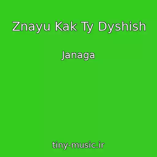 کاور آهنگ Znayu Kak Ty Dyshish از Janaga