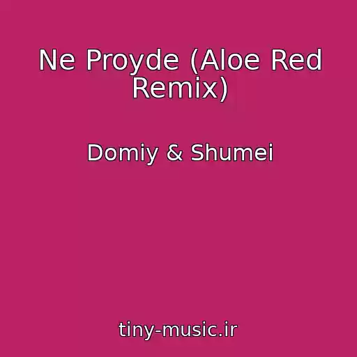 کاور آهنگ Ne Proyde (Aloe Red Remix) از Domiy & Shumei