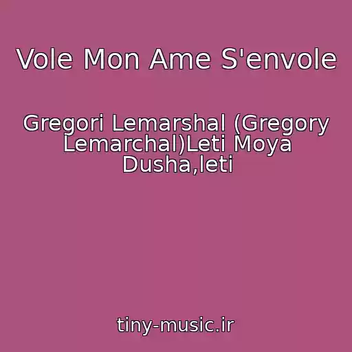 کاور آهنگ Vole Mon Ame S'envole از Gregori Lemarshal (Gregory Lemarchal)Leti Moya Dusha,leti