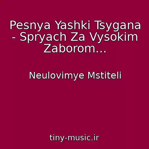 کاور آهنگ Pesnya Yashki Tsygana - Spryach Za Vysokim Zaborom... از Neulovimye Mstiteli