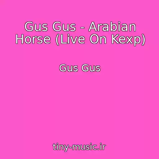 کاور آهنگ Gus Gus - Arabian Horse (Live On Kexp) از Gus Gus