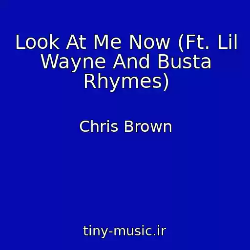 کاور آهنگ Look At Me Now (Ft. Lil Wayne And Busta Rhymes) از Chris Brown