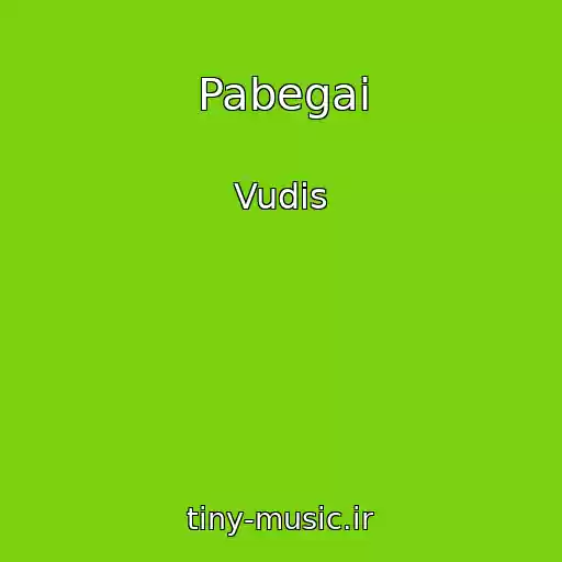 کاور آهنگ Pabegai از Vudis