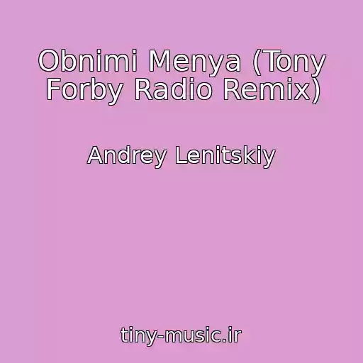 کاور آهنگ Obnimi Menya (Tony Forby Radio Remix) از Andrey Lenitskiy