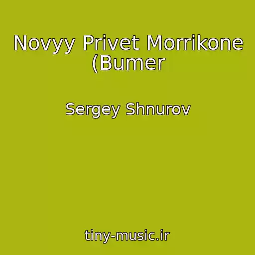 کاور آهنگ Novyy Privet Morrikone (Bumer از Sergey Shnurov