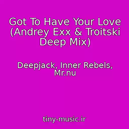 کاور آهنگ Got To Have Your Love (Andrey Exx & Troitski Deep Mix) از Deepjack, Inner Rebels, Mr.nu