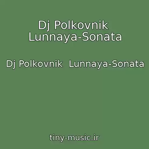 کاور آهنگ Dj Polkovnik  Lunnaya-Sonata از Dj Polkovnik  Lunnaya-Sonata