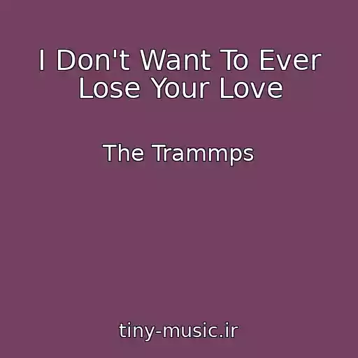 کاور آهنگ I Don't Want To Ever Lose Your Love از The Trammps