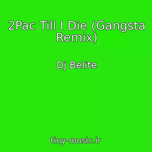 کاور آهنگ 2Pac Till I Die (Gangsta Remix) از Dj Belite