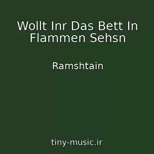 کاور آهنگ Wollt Inr Das Bett In Flammen Sehsn از Ramshtain