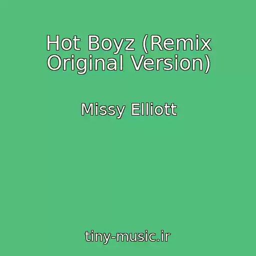 کاور آهنگ Hot Boyz (Remix Original Version) از Missy Elliott