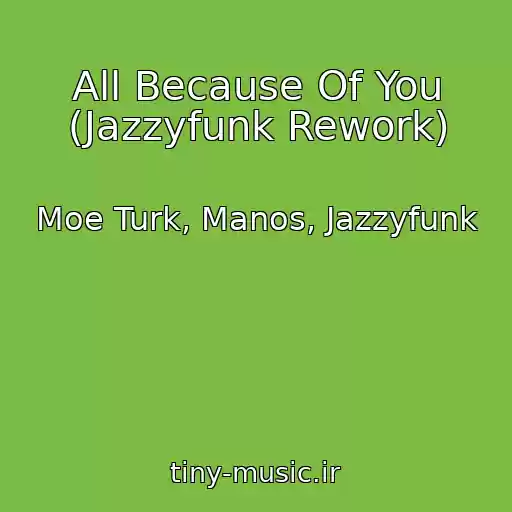 کاور آهنگ All Because Of You (Jazzyfunk Rework) از Moe Turk, Manos, Jazzyfunk