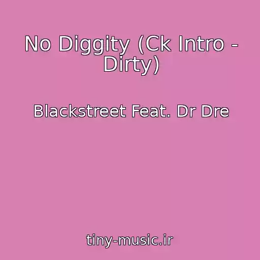 کاور آهنگ No Diggity (Ck Intro - Dirty) از Blackstreet Feat. Dr Dre