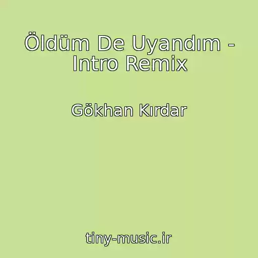 کاور آهنگ Öldüm De Uyandım - Intro Remix از Gökhan Kırdar