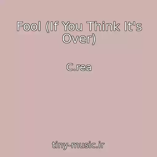 کاور آهنگ Fool (If You Think It's Over) از C.rea