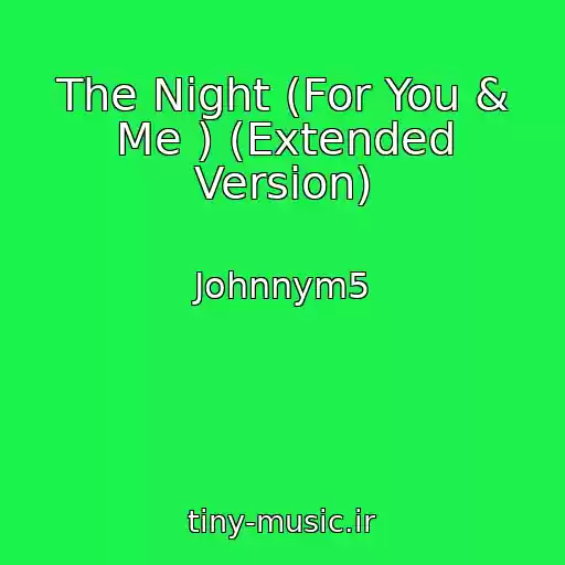 کاور آهنگ The Night (For You & Me ) (Extended Version) از Johnnym5