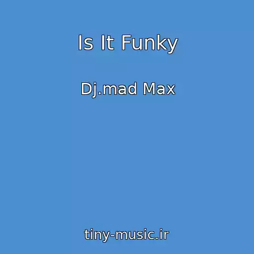 کاور آهنگ Is It Funky از Dj.mad Max